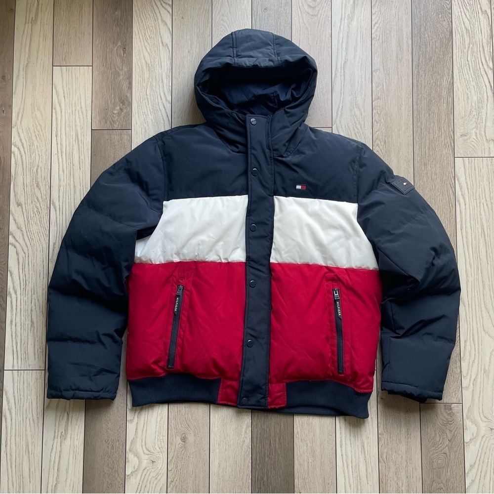 Tommy Hilfiger Red and Black Outerwear